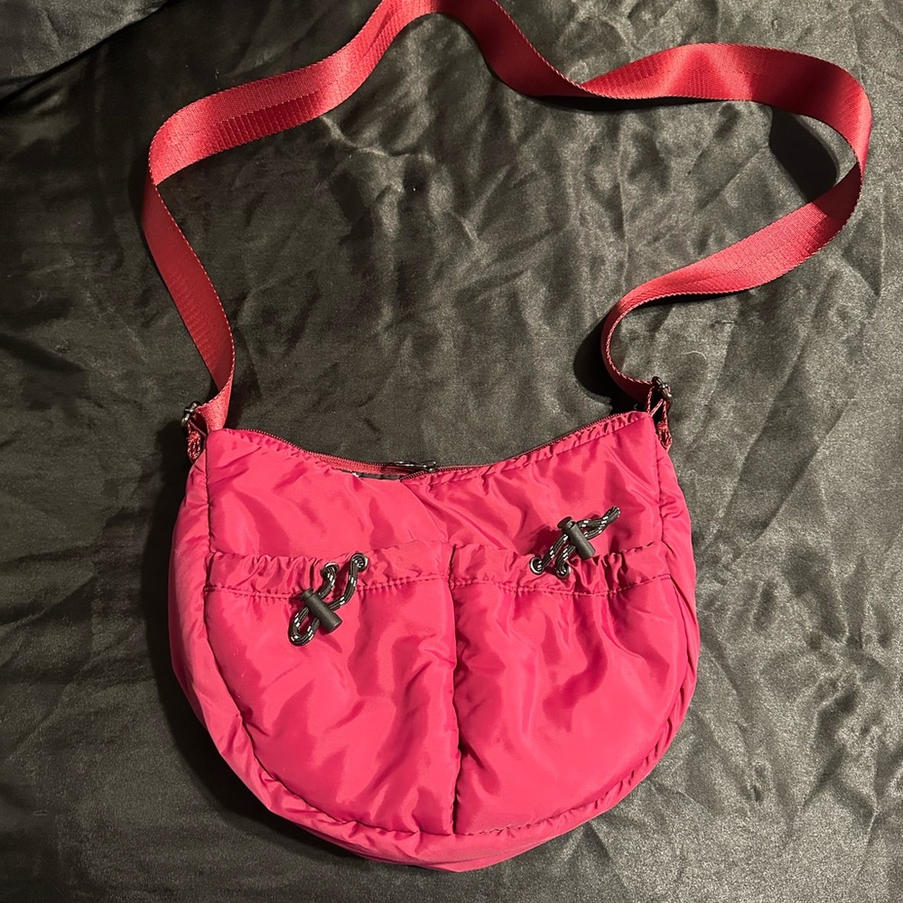 Vibrant Pink Crossbody Rad Rev Bag